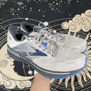 Brooks Adrenaline GTS 22 Athletic Running Sneakers Mens 12 Gray & Blue